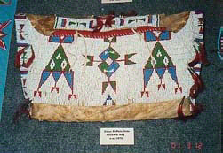 Possible Bag beaded on Buffalo hide