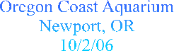 Oregon Coast Museum
Newport, OR
10/2/06